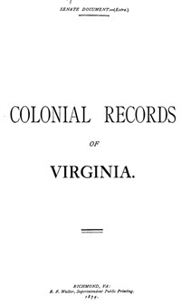 Colonial Records of Virginia 10548269